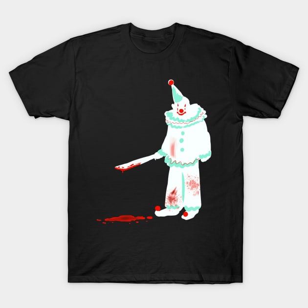 Killer Clown T-Shirt by chalkyjustice